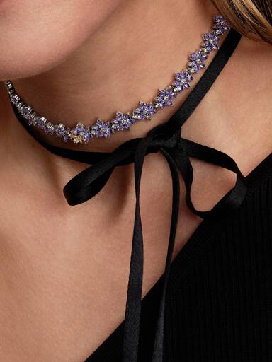 Collier ras-du-cou Herbier et abeille Bridgerton