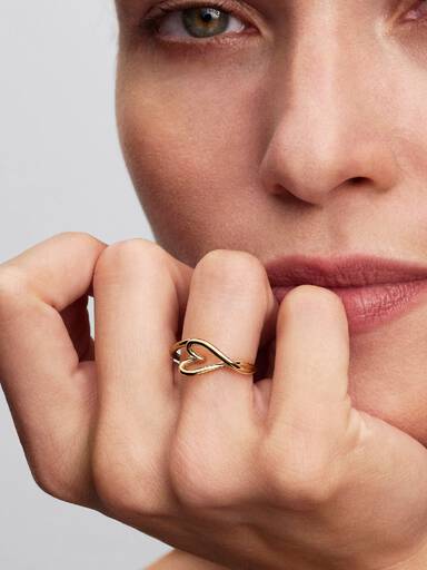 Bague Petit cœur de forme organique