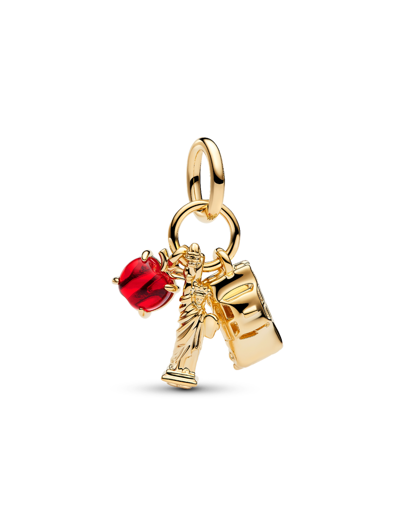 New York Icons Triple Dangle Charm