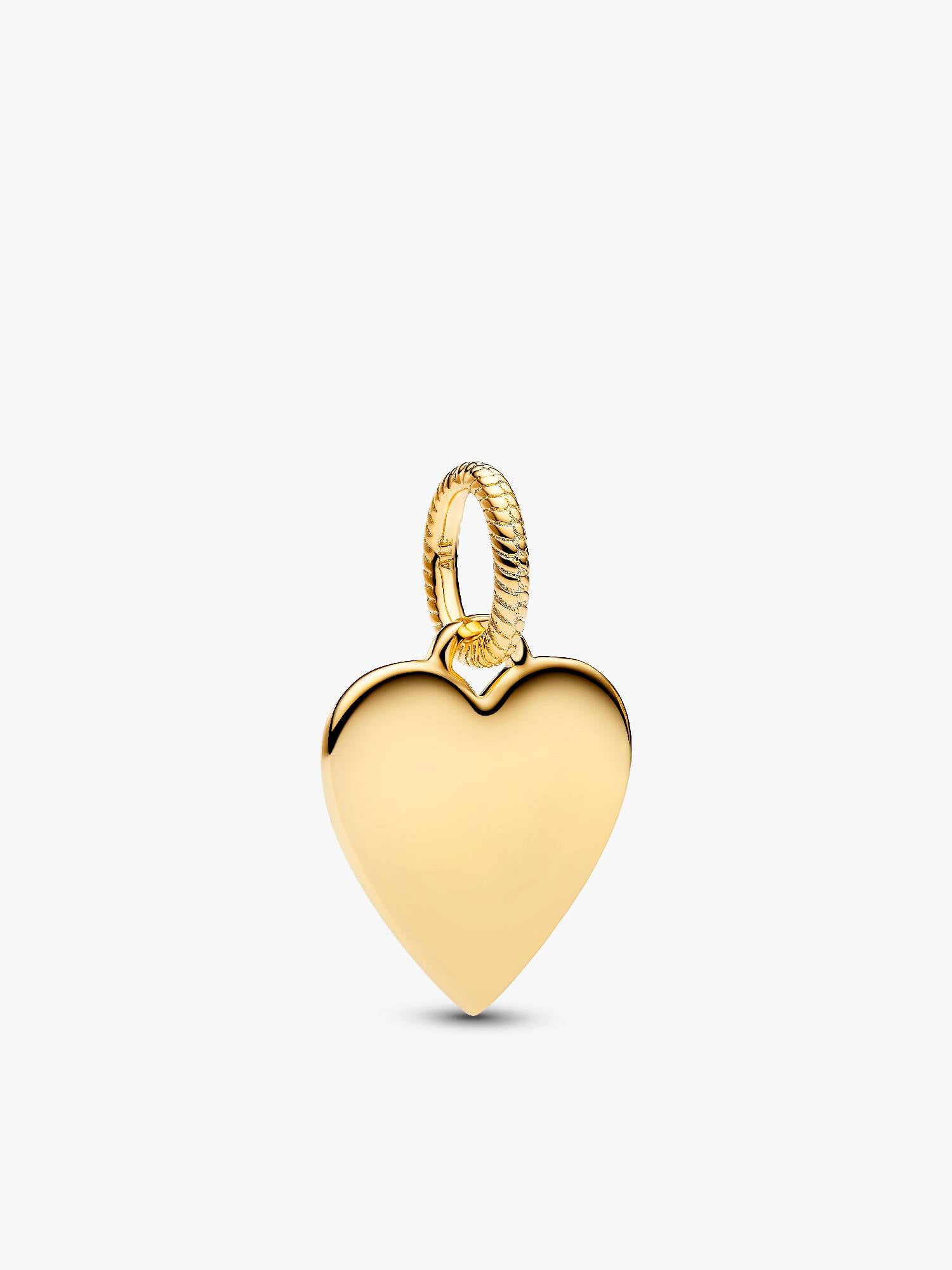 Pendentif Étiquette en forme de cœur à graver