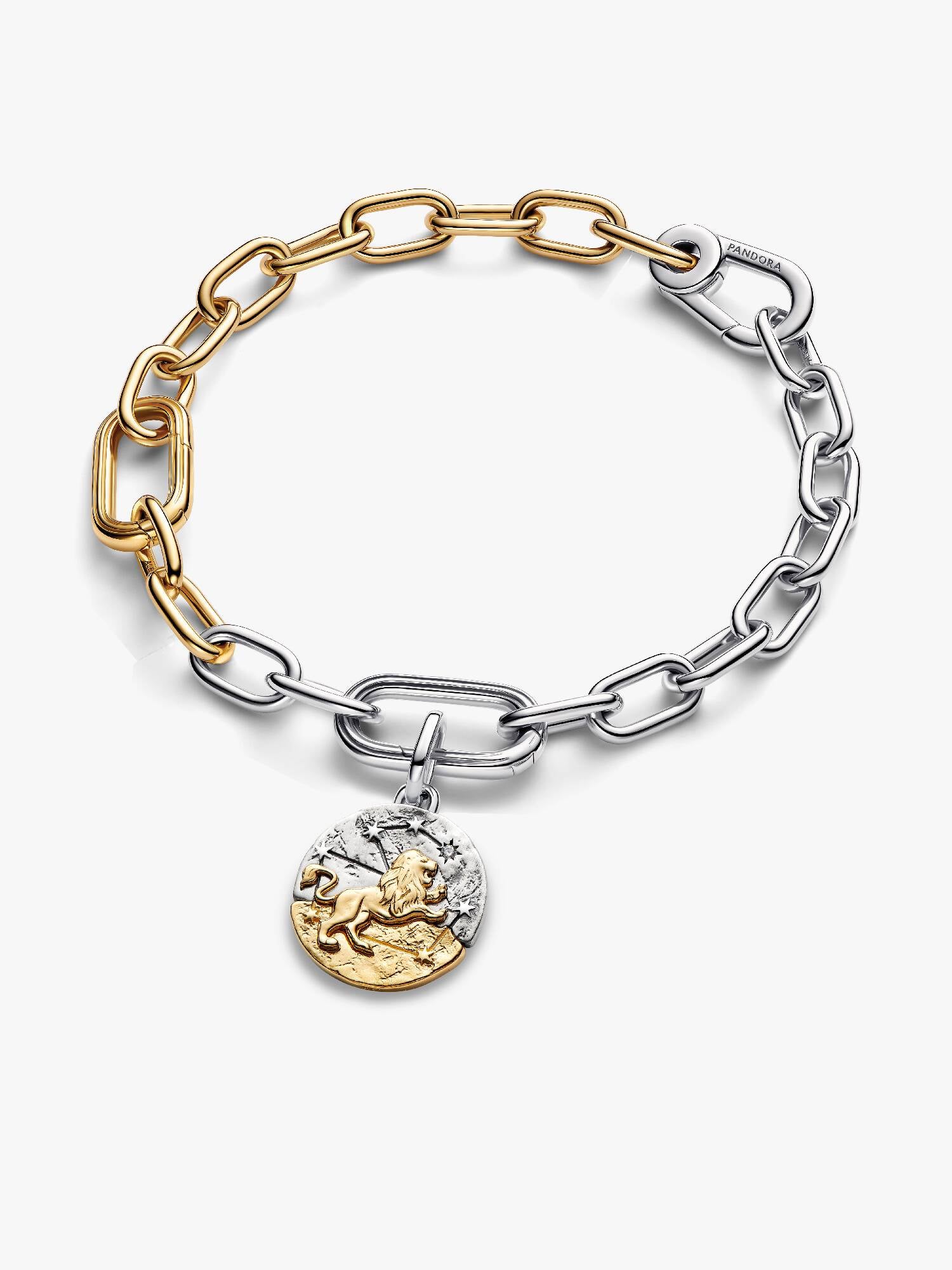 Leo Medallion Charm Bracelet