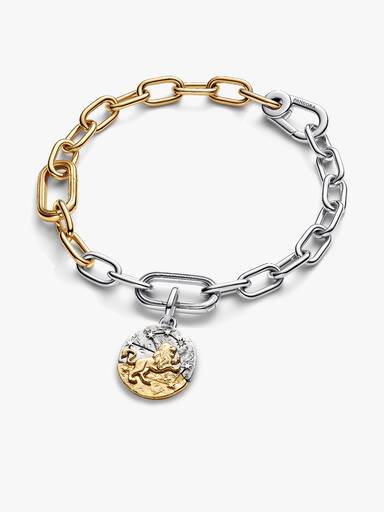 Leo Medallion Charm Bracelet