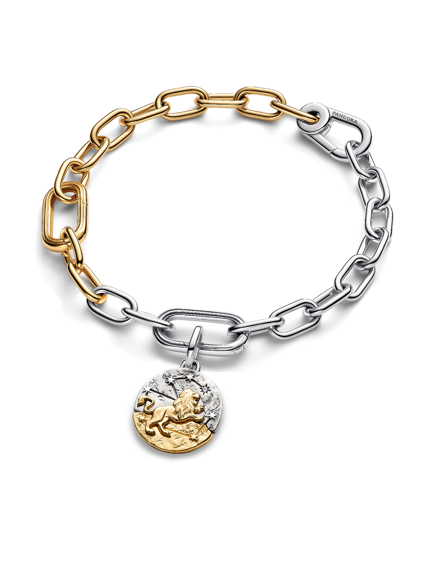 Leo Medallion Charm Bracelet