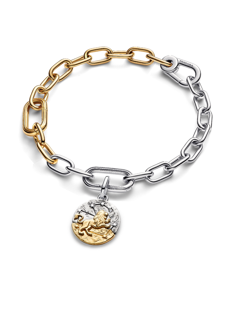 Leo Medallion Charm Bracelet