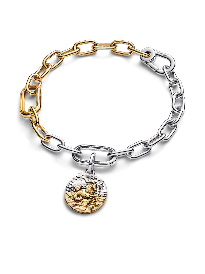 Capricorn Medallion Charm Bracelet