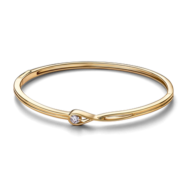 Pandora Infinite Bracelet rigide avec diamant créé en laboratoire 0,25 carat tw en or 14 K