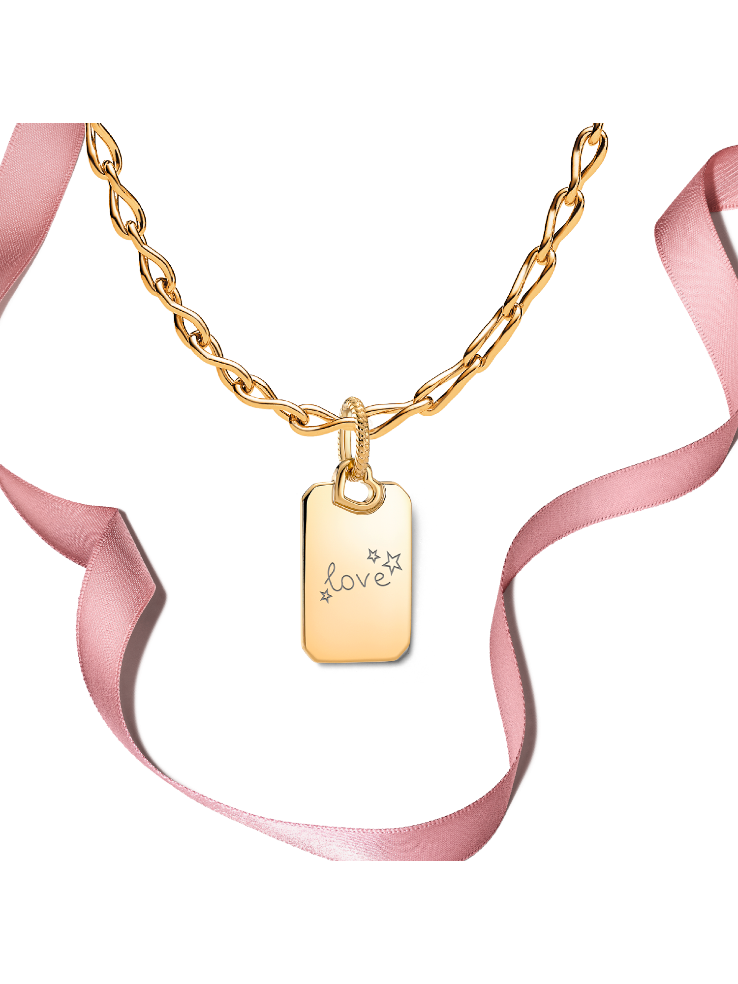 Engravable Gold Plated Pendant & Necklace Gift Set