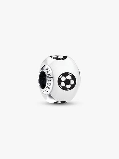 Charm Soccer en verre de Murano