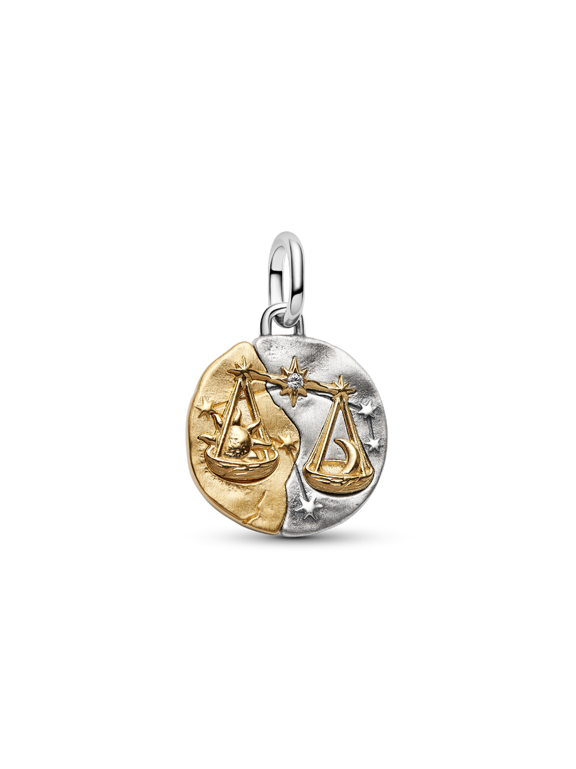 Libra Zodiac Medallion Charm