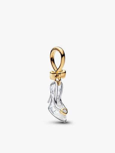 Premium Princess Tiana & Cinderella Storybook Bracelet and Charm Gift Set