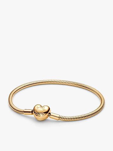 Baroque Pearl Padlock Charm Bracelet Set