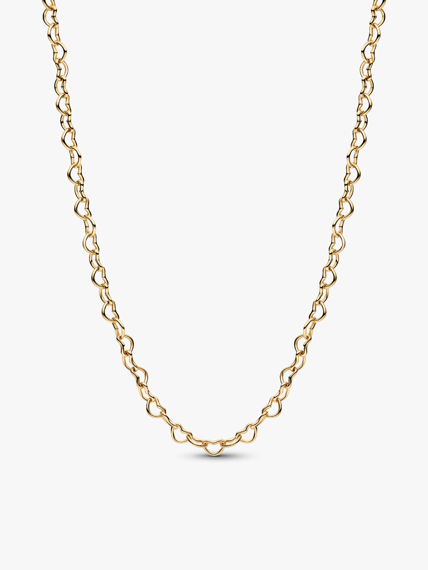 Pandora Era Linked Hearts Chain Necklace
