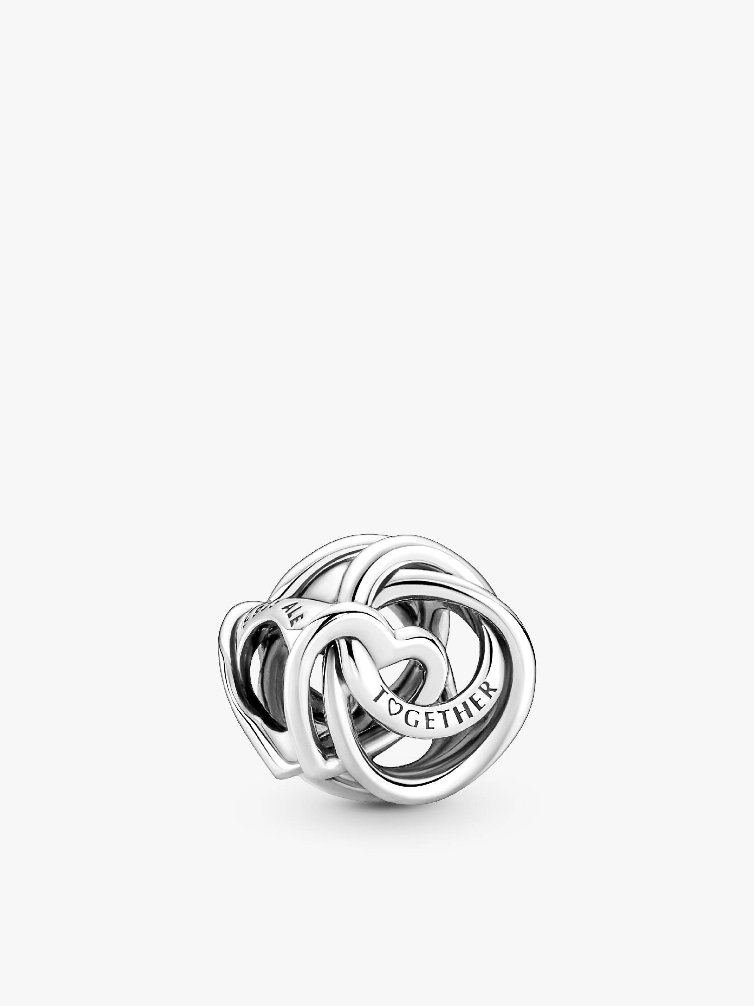 Family Always Encircled Heart Charm