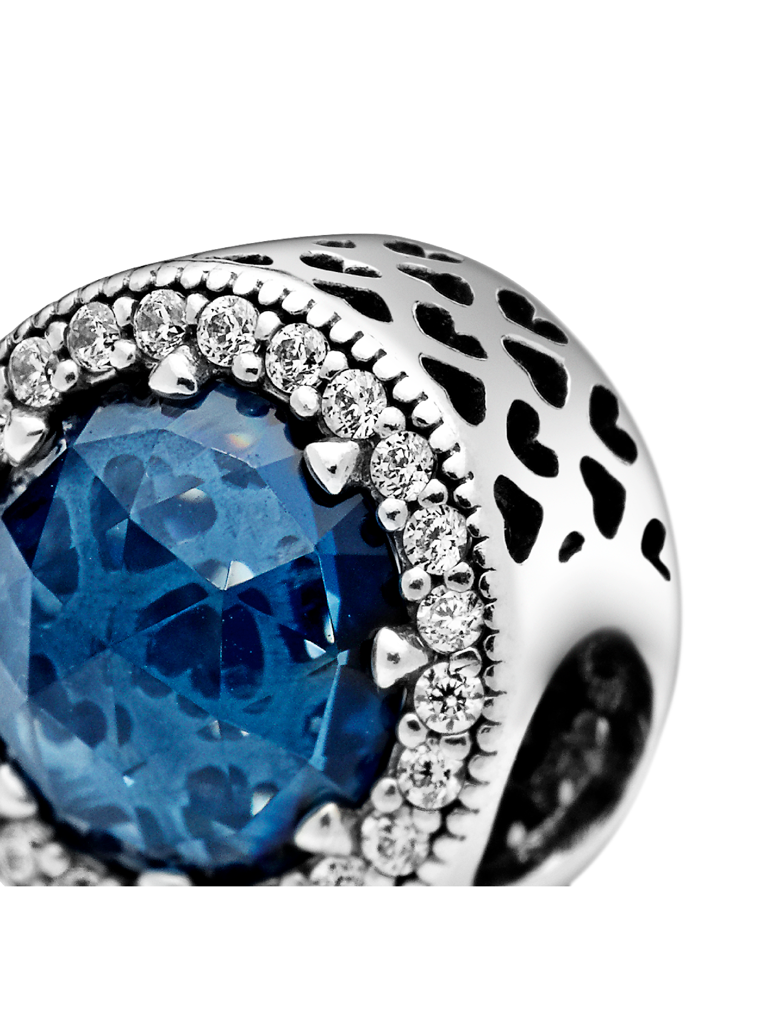 Sparkling Dark Blue Charm