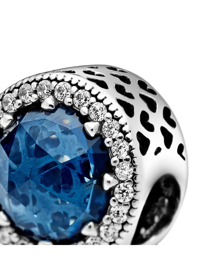 Sparkling Dark Blue Charm