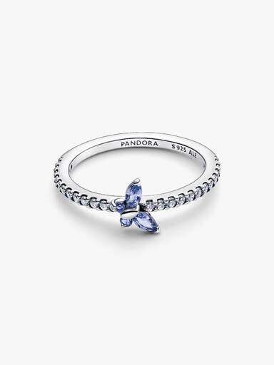 Sparkling Butterfly Ring