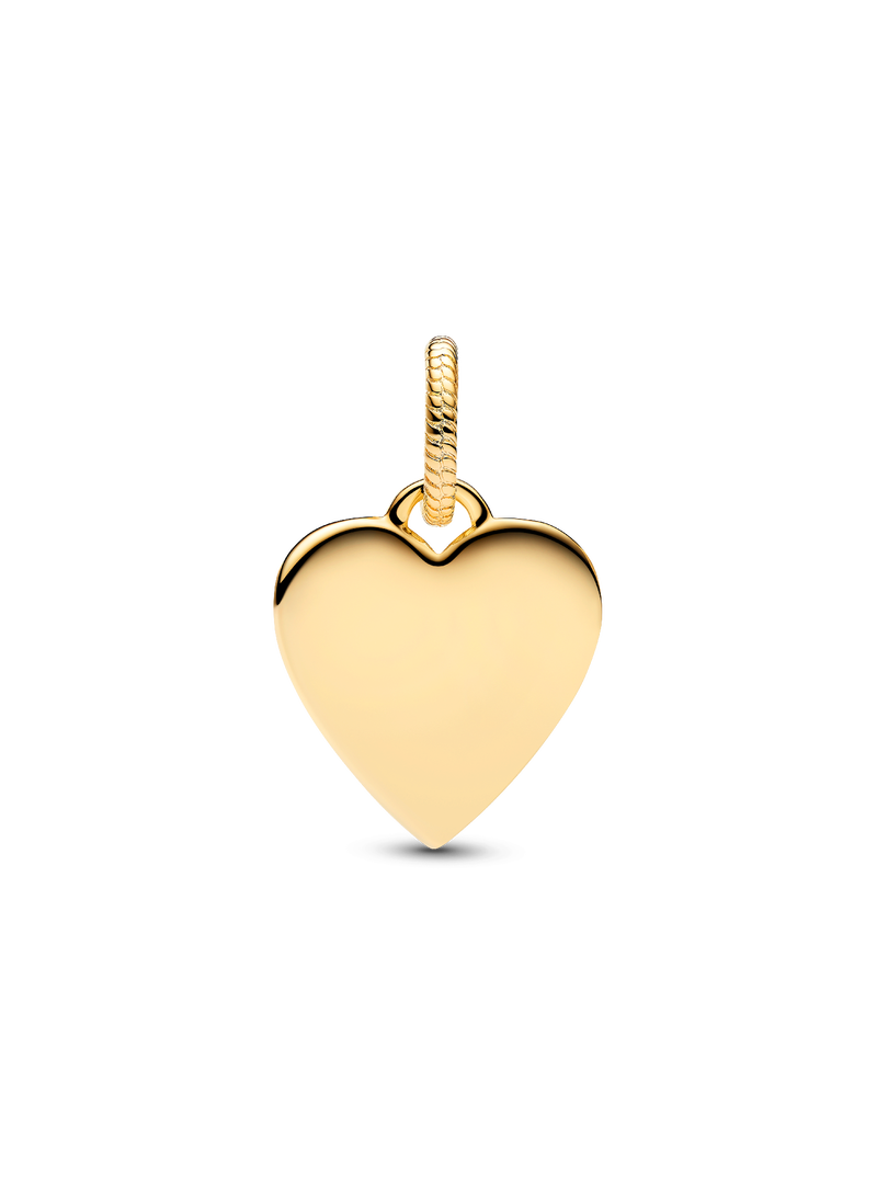 Pendentif Étiquette en forme de cœur à graver