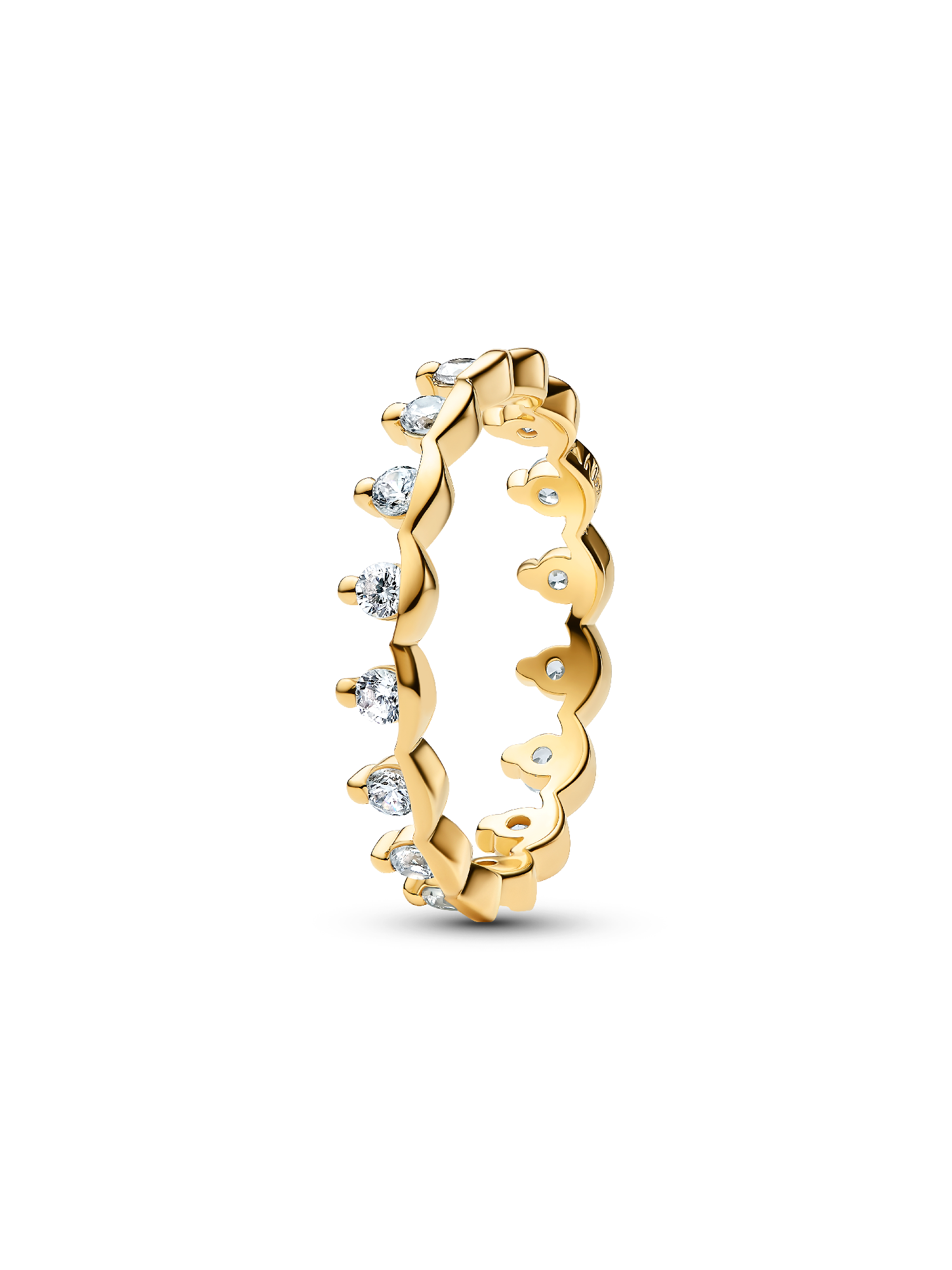 Sparkling Regal Band Ring