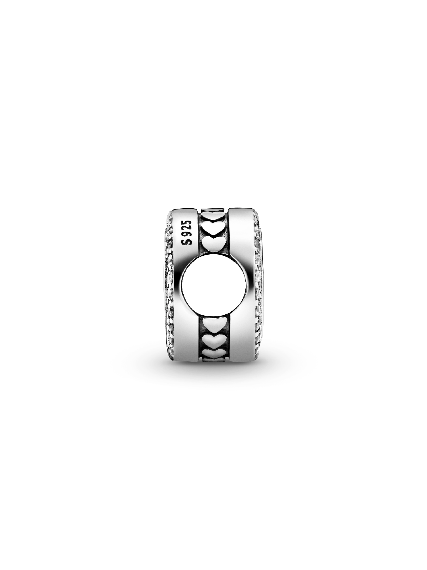 Engravable Sparkling Button Charm
