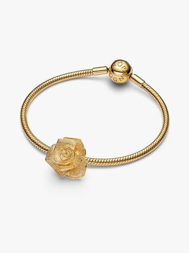 FINAL SALE - Rose in Bloom Oversized Charm