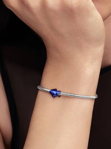Mini charm Poisson bleu