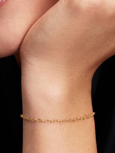 Bracelet à chaîne Cœurs liés Pandora Era