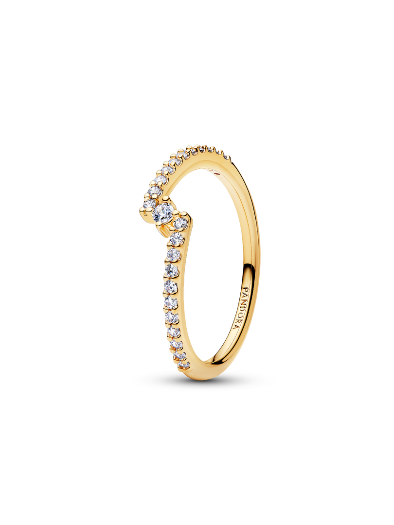 Sparkling Split Pavé Ring