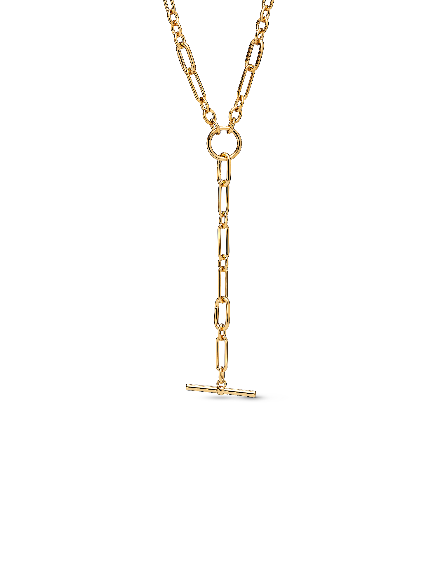 Collier en Y à chaîne à maillons