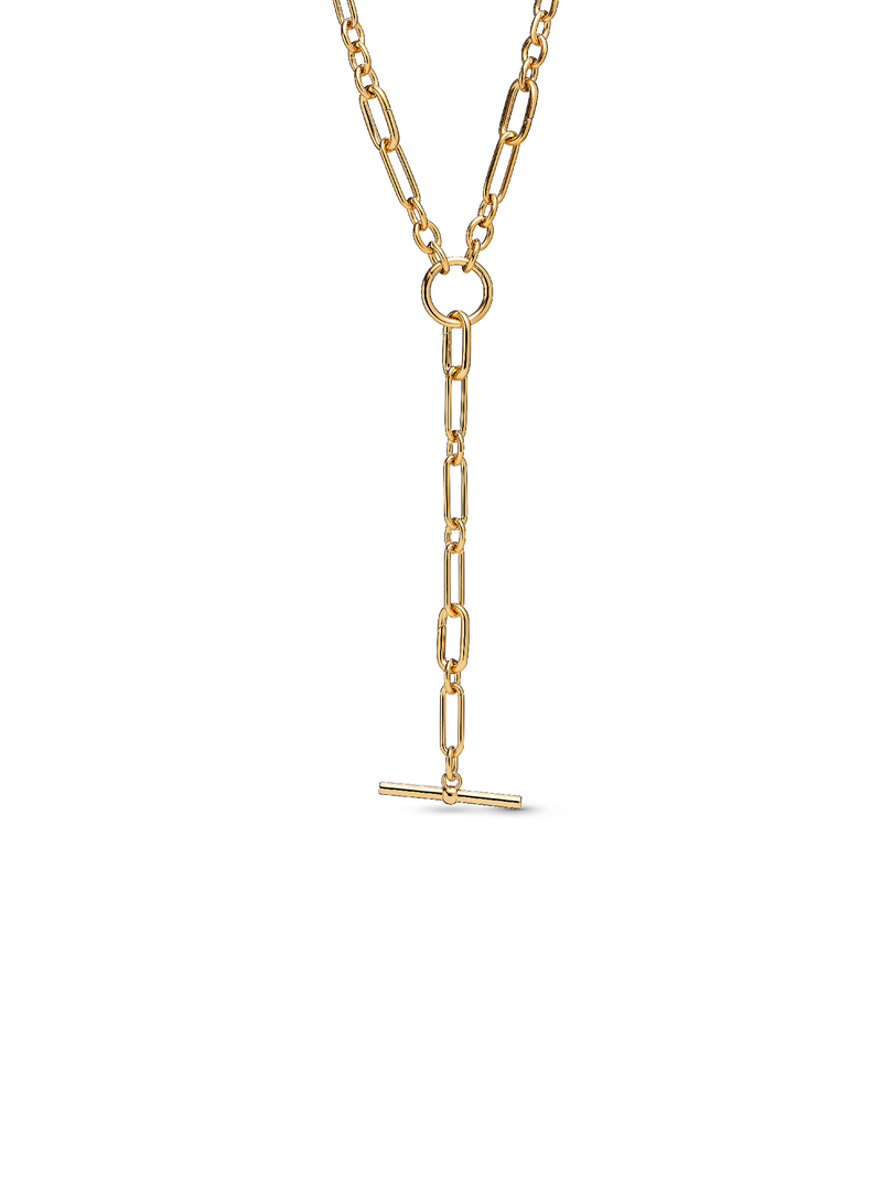 Collier en Y à chaîne à maillons