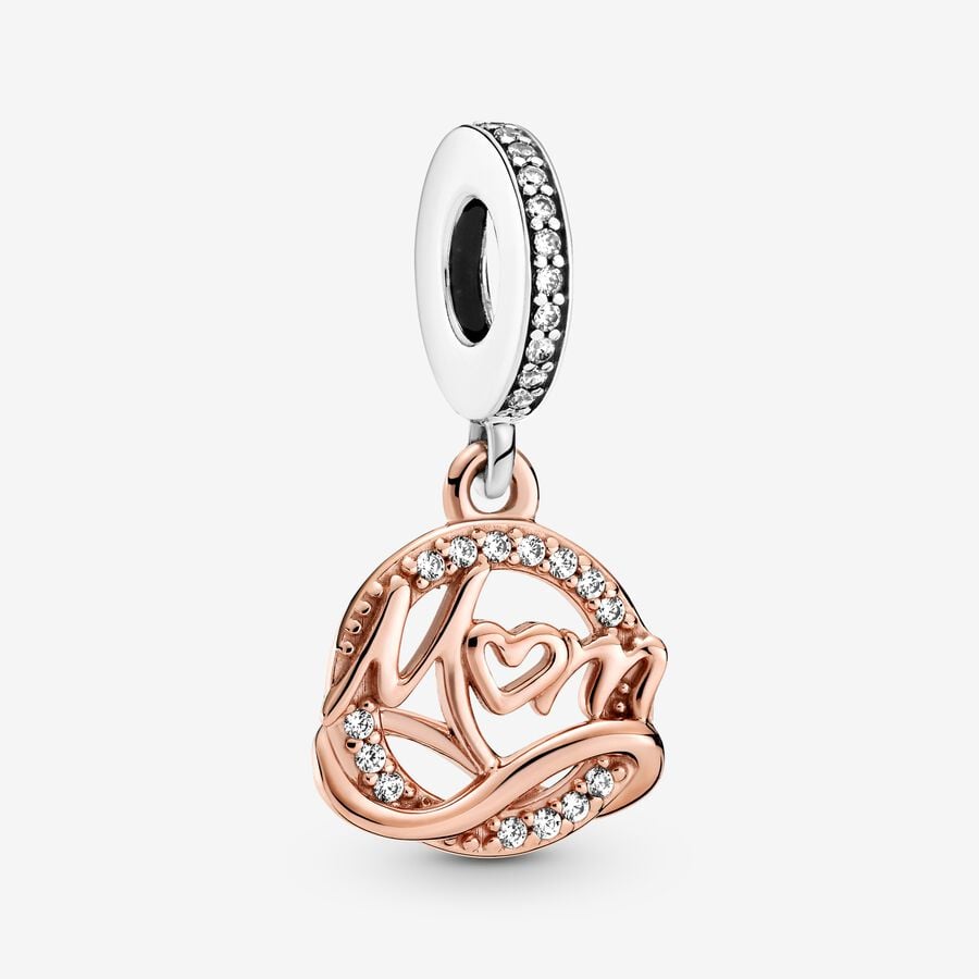 Two-tone Mom Dangle Charm image number 0