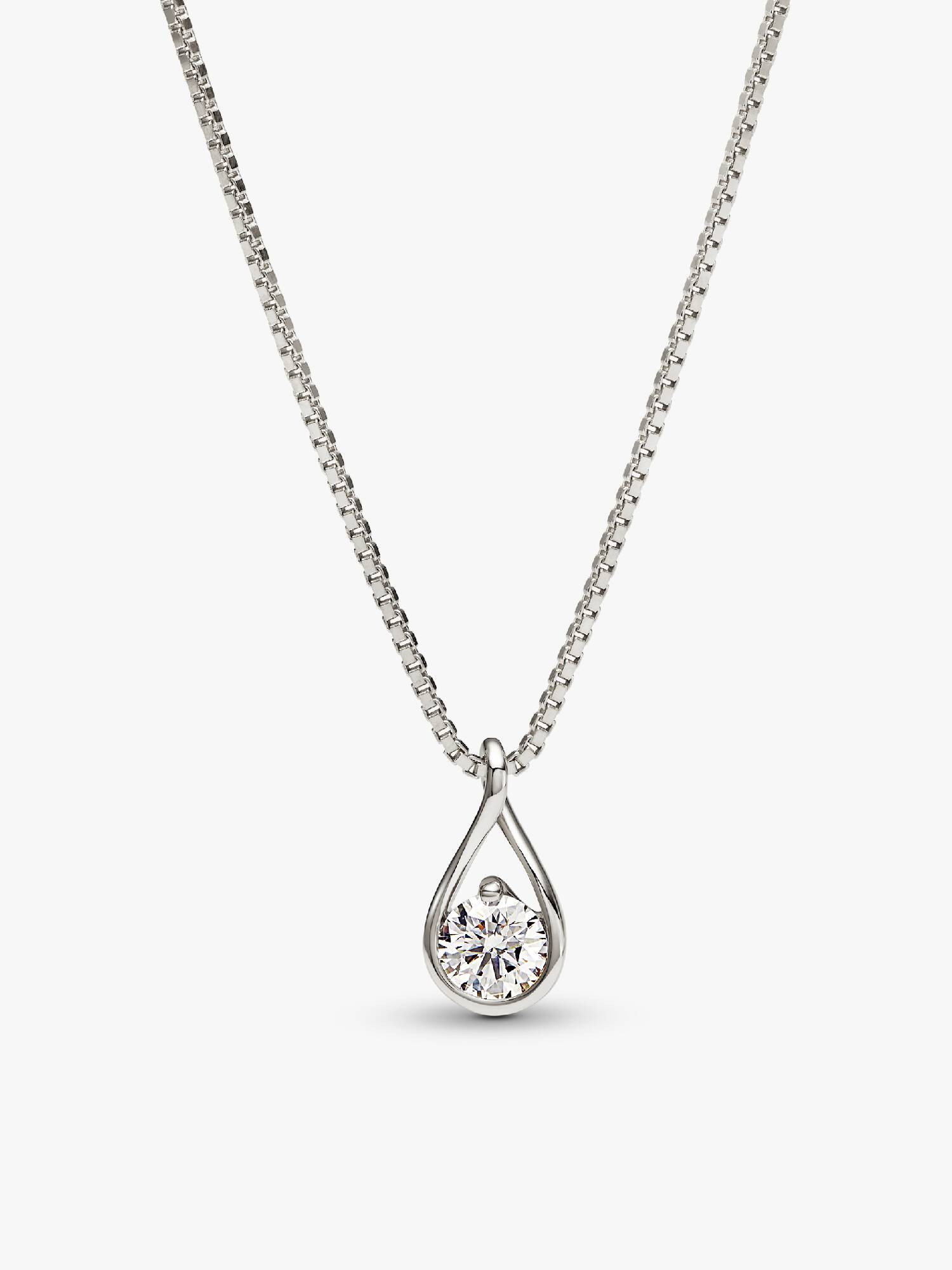 Collier avec pendentif à diamant cultivé en laboratoire Pandora Infinite