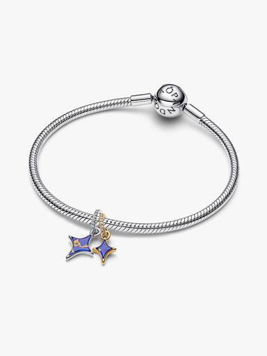 Charm-pendentif double Étoiles séparables