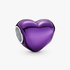 Metallic Purple Heart Charm Metallic Purple Heart Charm
