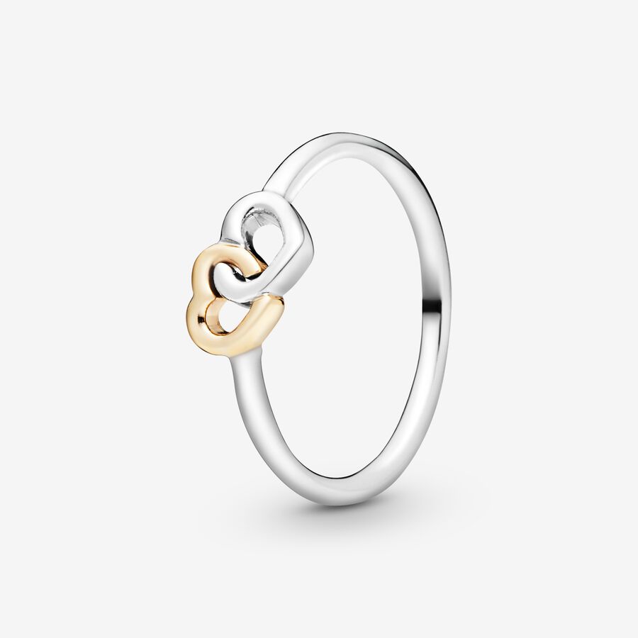 FINAL SALE - Interlocked Hearts Ring image number 0