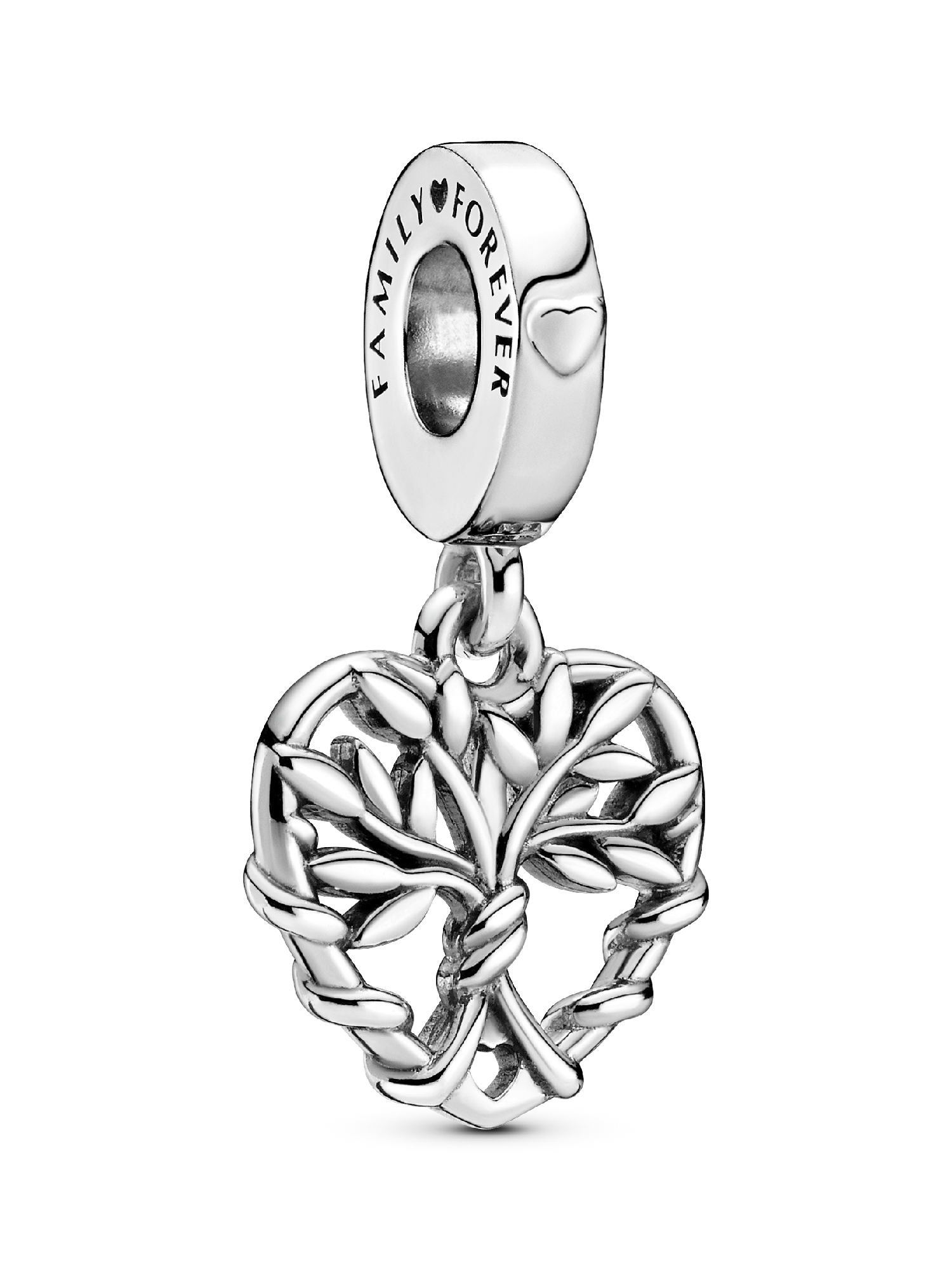Heart Family Tree Dangle Charm