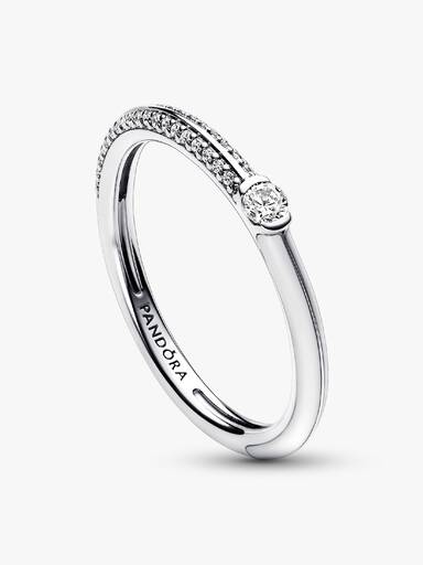 Pavé & White Dual Ring