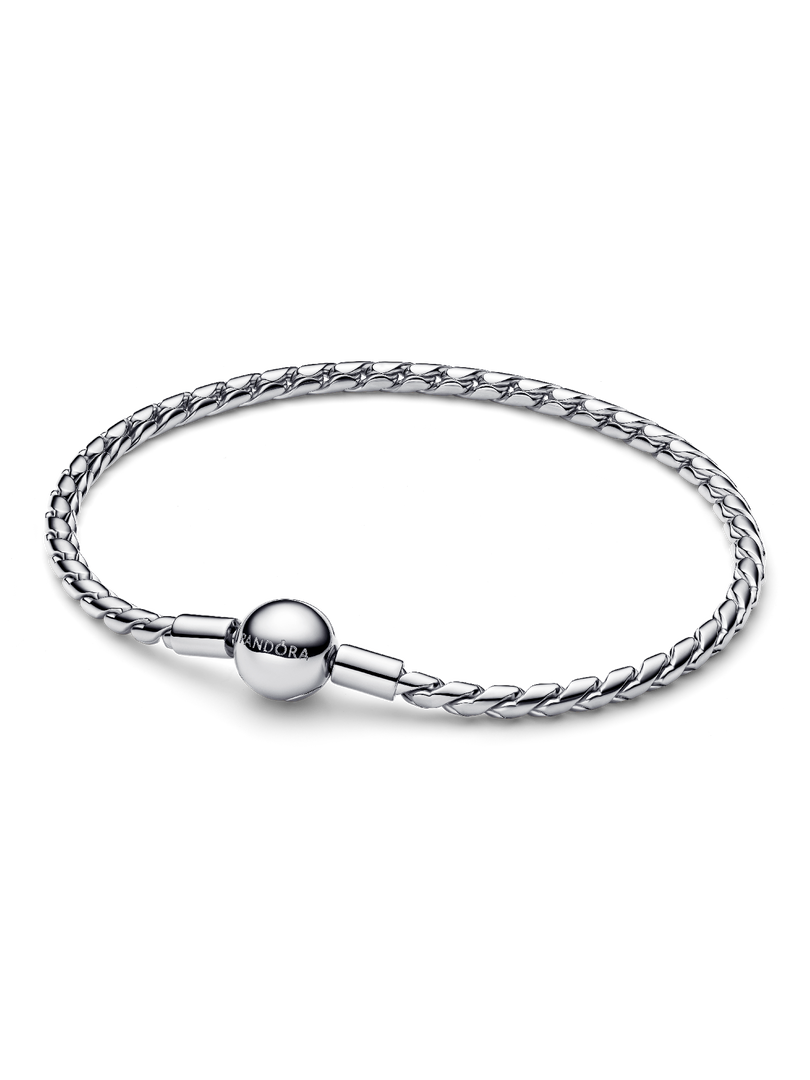 Bracelet à chaîne ailée avec fermoir rond