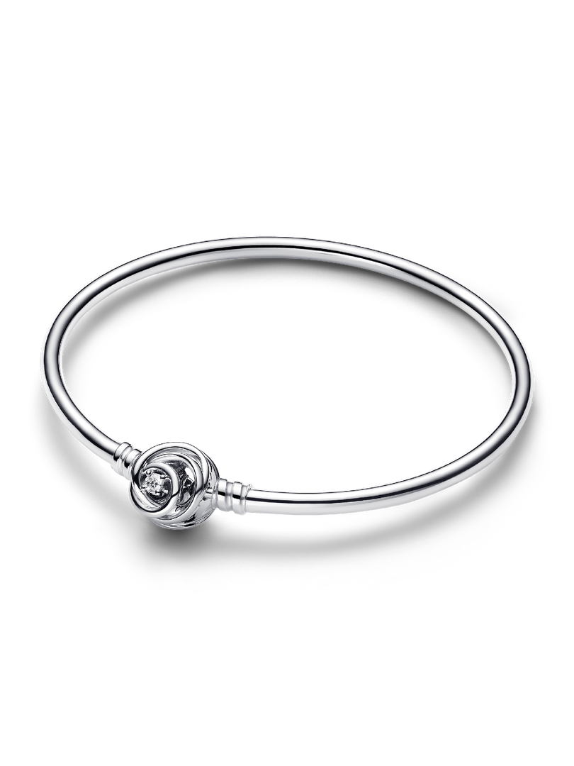 VENTE FINALE -Bracelet rigide encerclé Pandora Moments