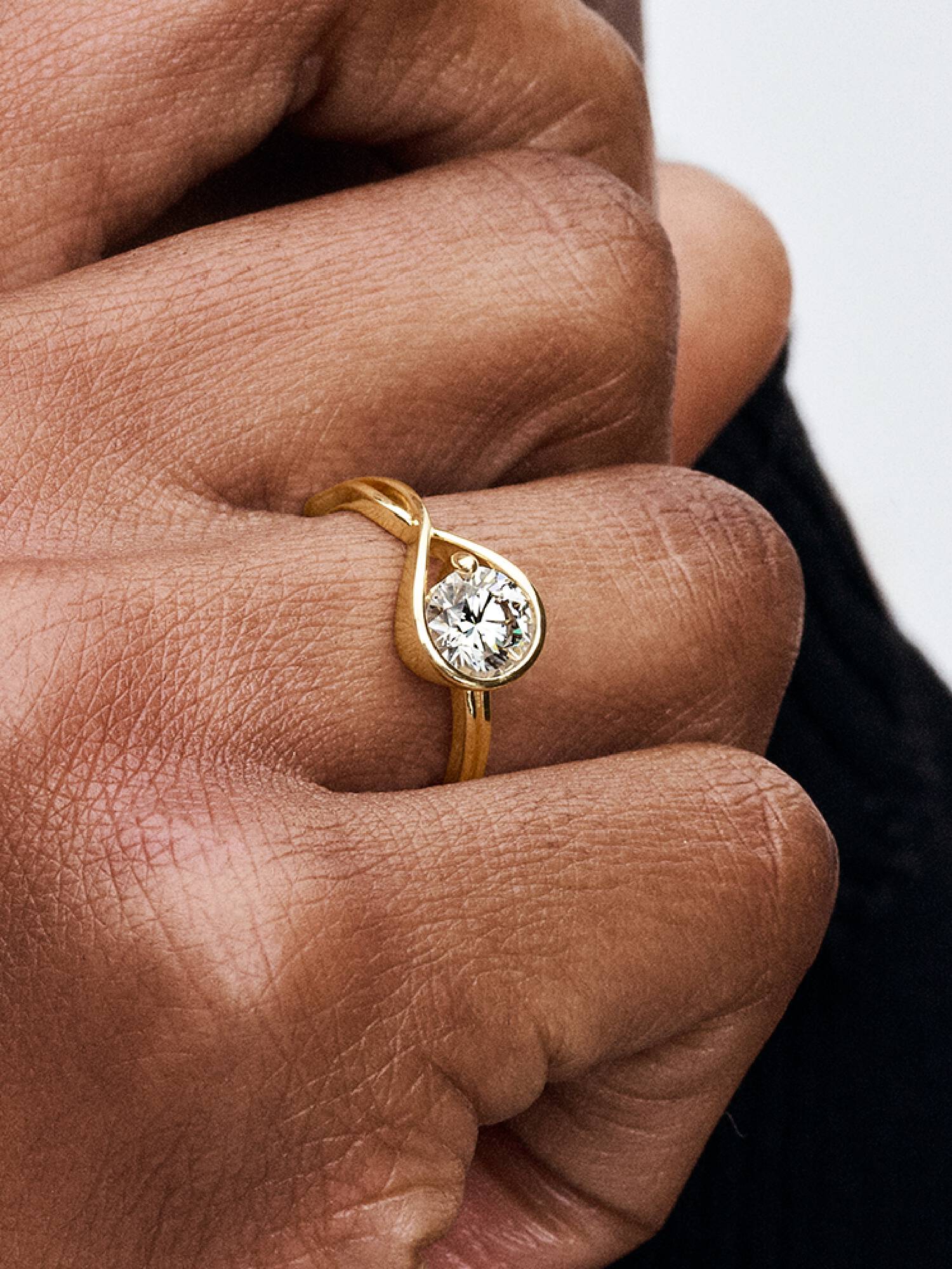 Bague à diamant cultivé en laboratoire Pandora Infinite