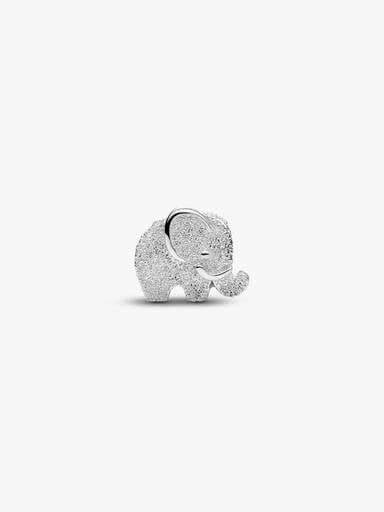 Mini charm Éléphant texturé