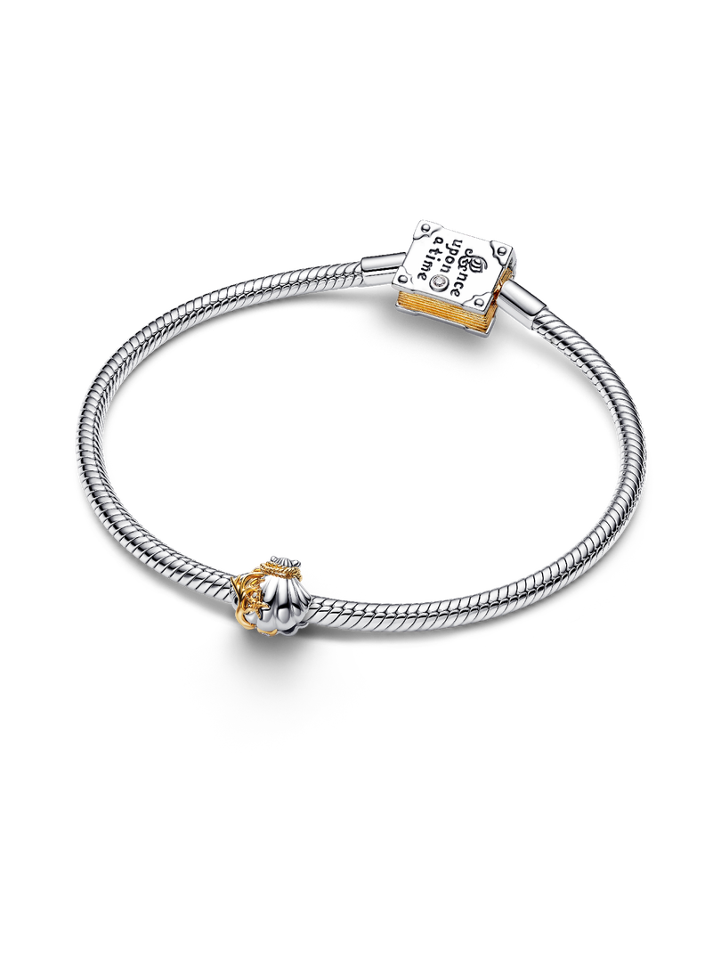 Disney Princesses Ariel Shell Lab-Grown Diamond Two-Tone Charm