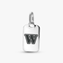 Pendentif rectangulaire lettre W Pendentif rectangulaire lettre W