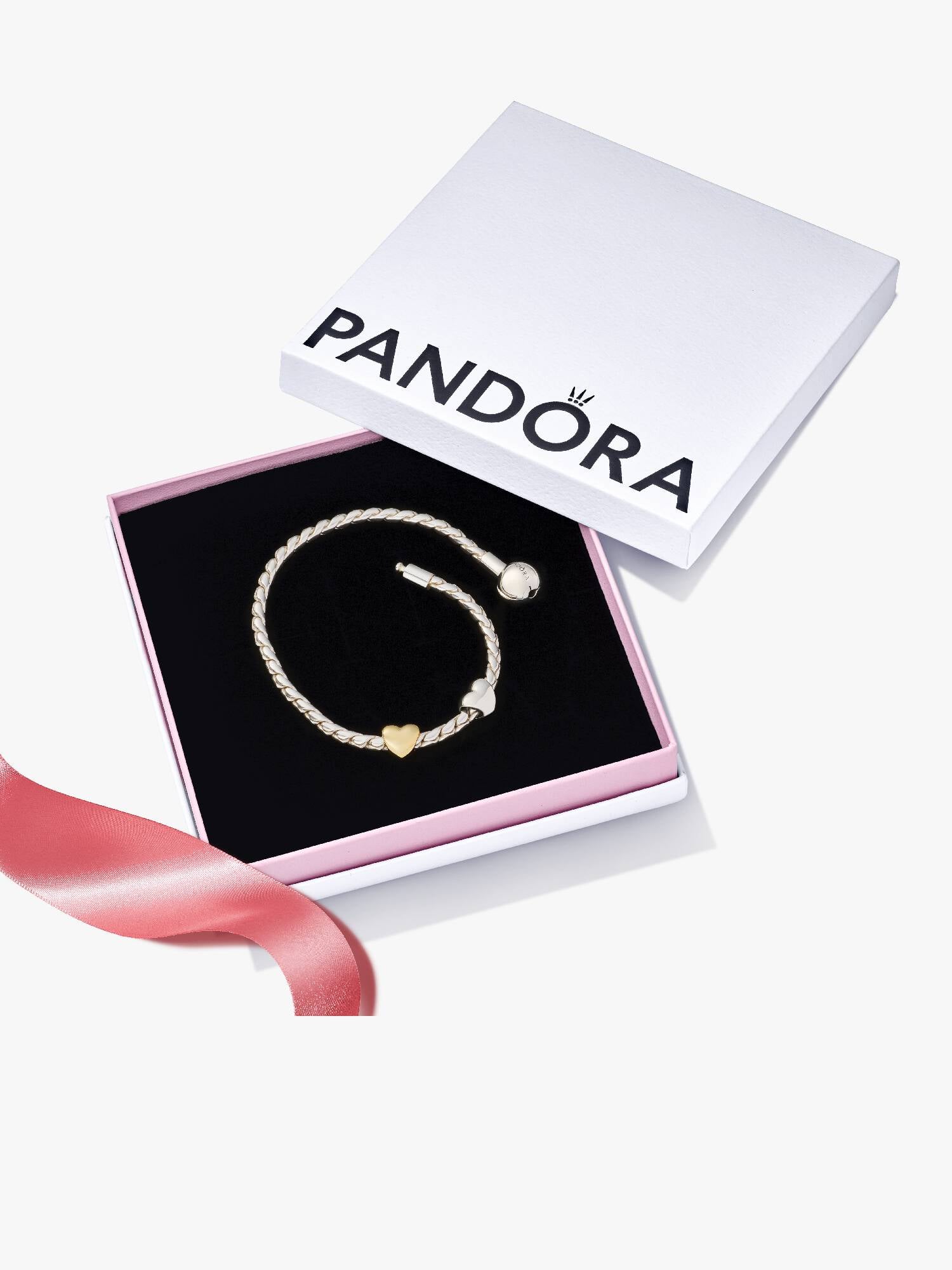 Ensemble-cadeau bracelet à charms Mini cœurs
