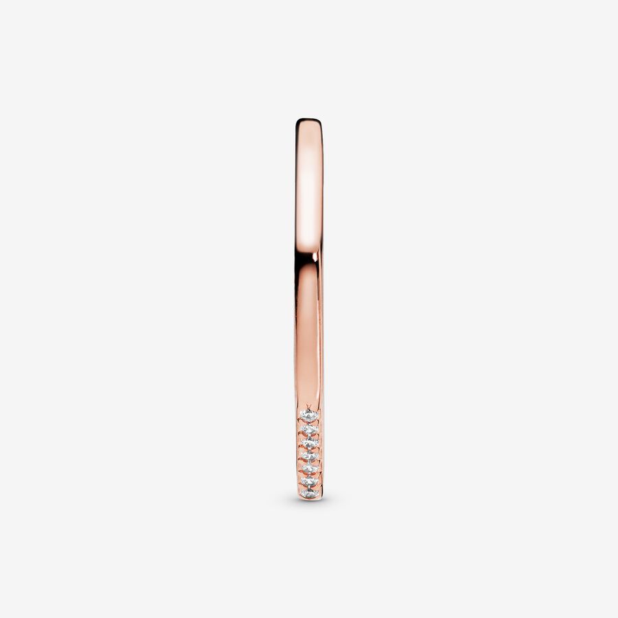 FINAL SALE - Multifaceted Ring | Rose gold plated | Pandora Canada