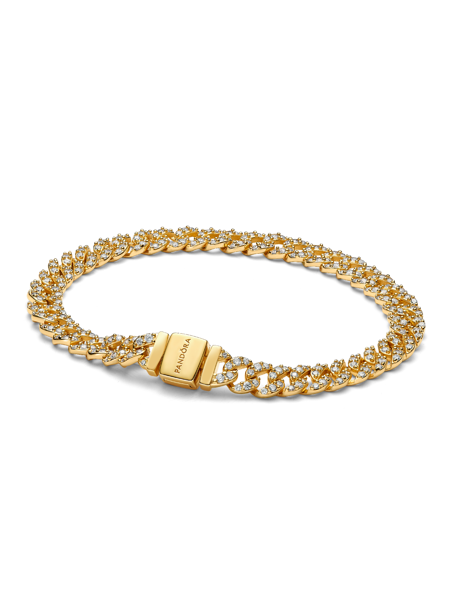 Pavé Cuban Chain Bracelet