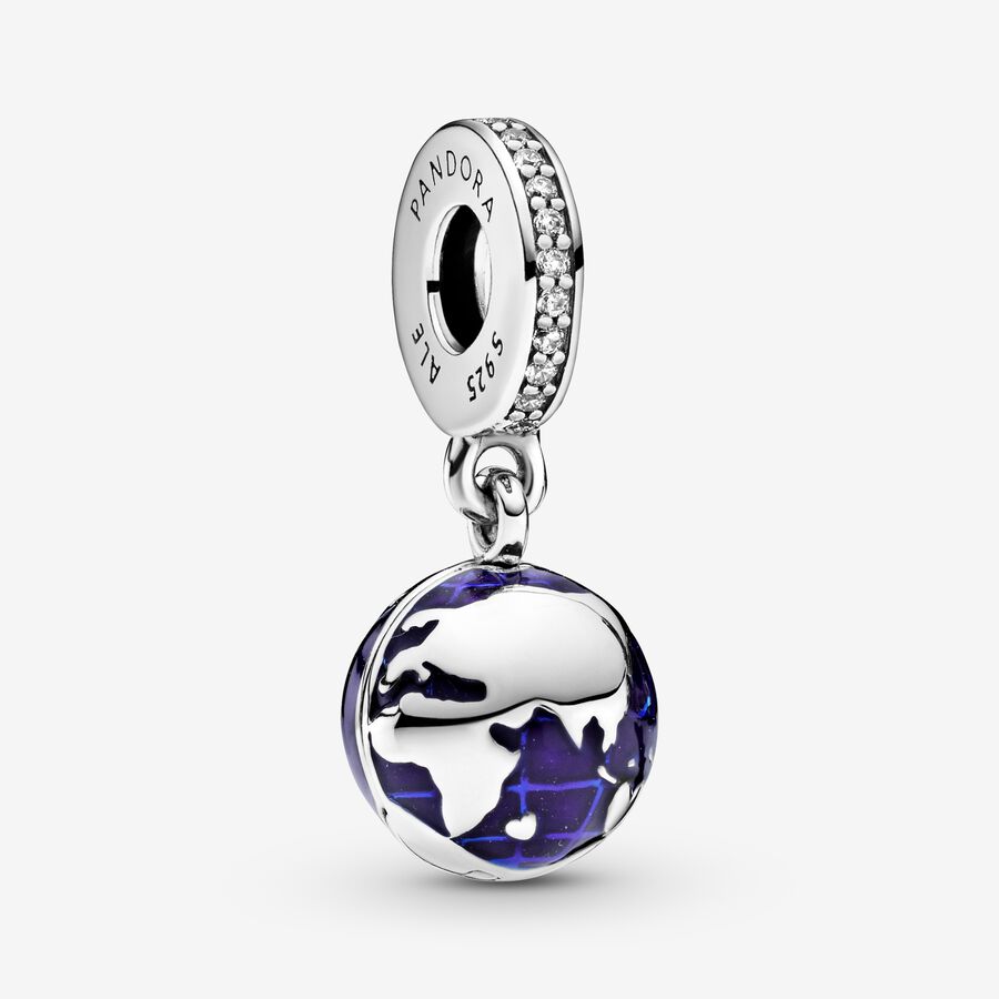 FINAL SALE - Our Blue Planet Dangle Charm image number 0