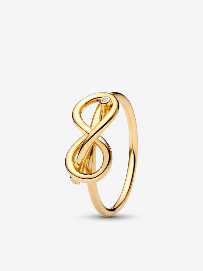 Infinity Knot Ring | Sterling silver | Pandora Canada