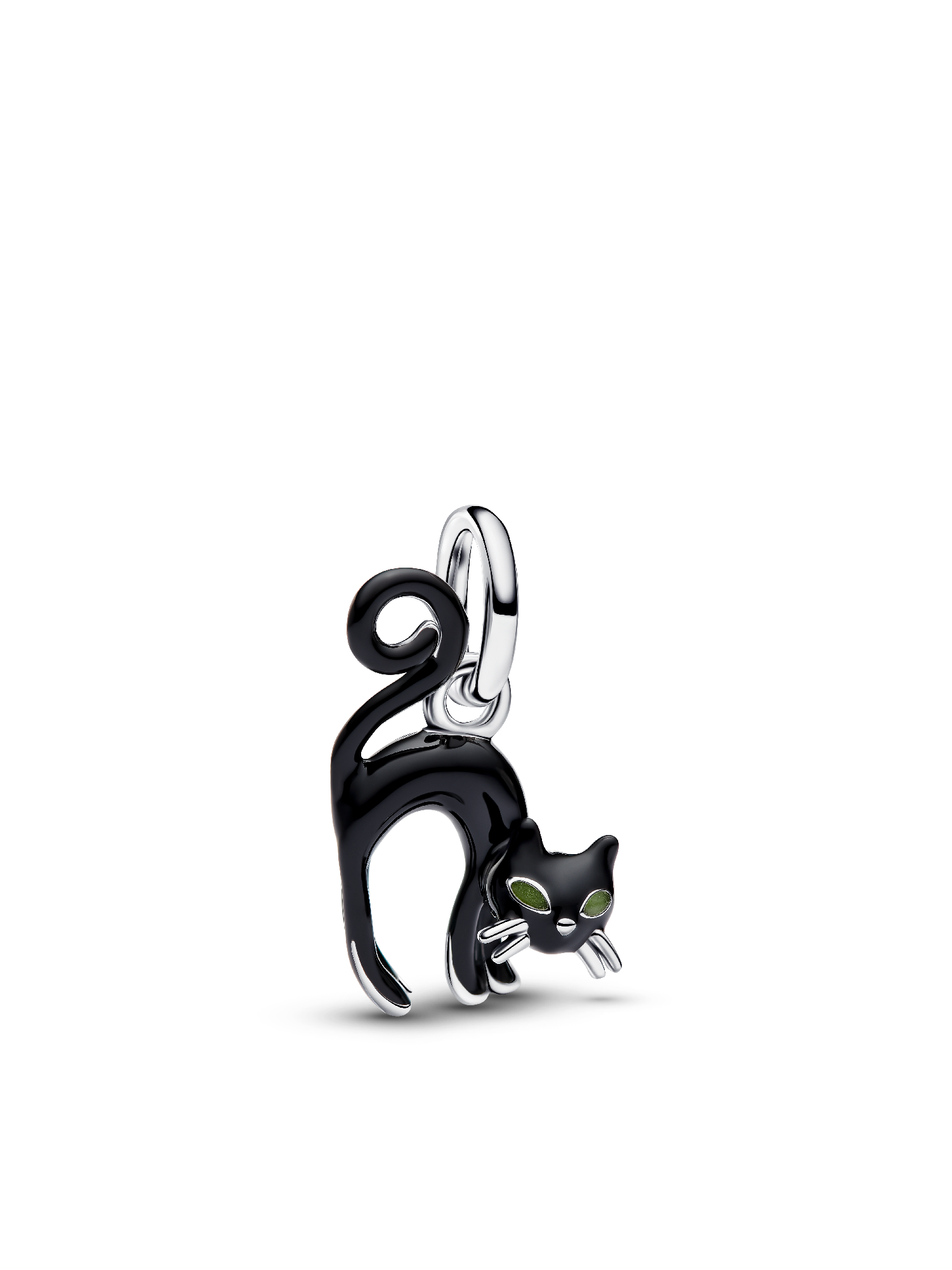 Collier avec charm Chat noir style « Vamp Romantic »