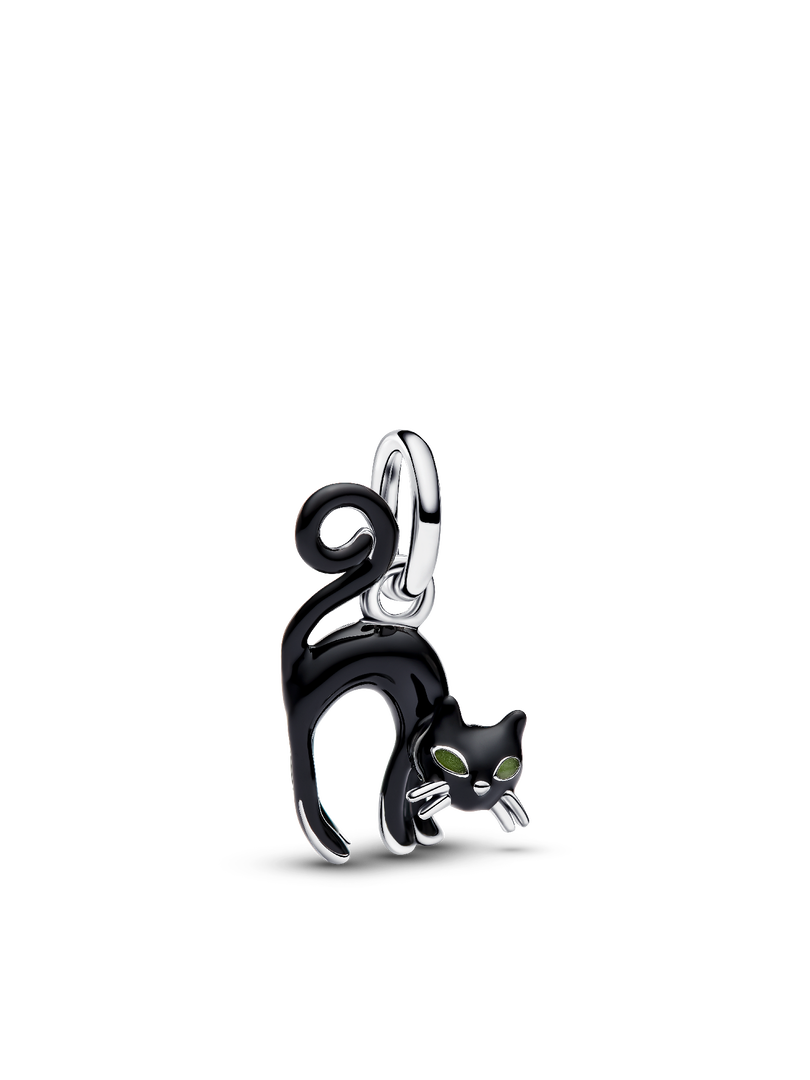 Collier avec charm Chat noir style « Vamp Romantic »