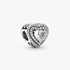 Sparkling Levelled Hearts Charm Sparkling Levelled Hearts Charm